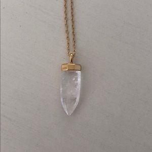 Beautiful clear stone necklace